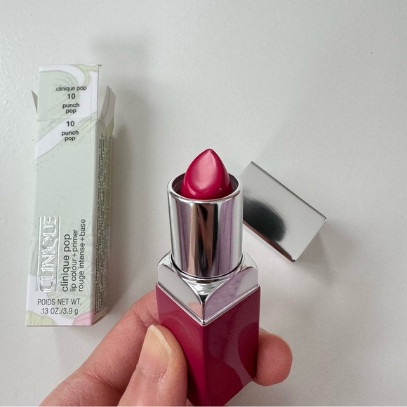 Clinique Punch Pop Lip Colour + Primer FULL SIZE 2 PACK Lipstick - Picture 2 of 5